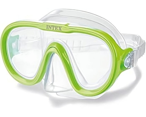 Дитяча маска для плавання Зелена Intex 55916, розміром M. Від 8 років