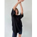 Жіноча футболка oversize. Футболка Віскоза Чорний