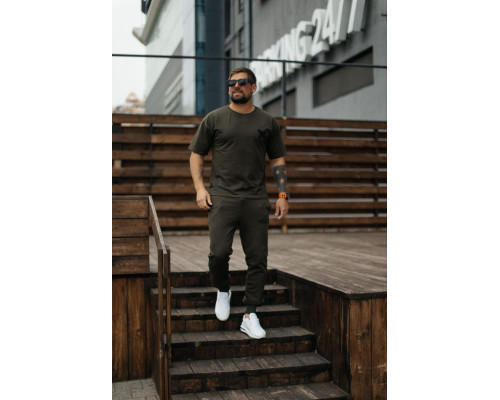 Стильний чоловічий костюм. Чоловічий костюм Двонитка XXL