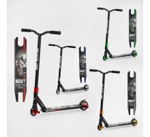 Самокат трюковий Best Scooter BS-18109, 4 кольори, ПЕГИ і дека, колеса PU, d=10 см