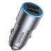 Автомобільний зарядний пристрій UGREEN CD130 24W Dual USB-A Car Charger Gray (50592)