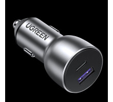 Автомобільний зарядний пристрій UGREEN CD130 Dual USB Car Charger (Space Gray) (30780)