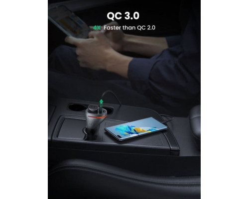 Автомобільний зарядний пристрій UGREEN CD213 42.5W Car Charger Alu Case (Dark Blue) (60980)