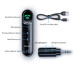 Bluetooth ресiвер BASEUS Qiyin AUX Car Bluetooth Receiver Black (WXQY-01)