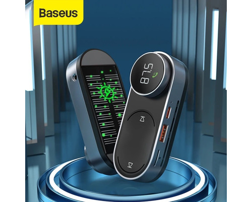 FM-модулятор Baseus Solar Car Wireless MP3 Player Black  (CDMP000001)