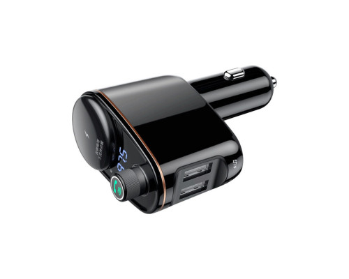 FM-трансмітер Baseus Lokomotive S-06 Black (CCALL-RH01)