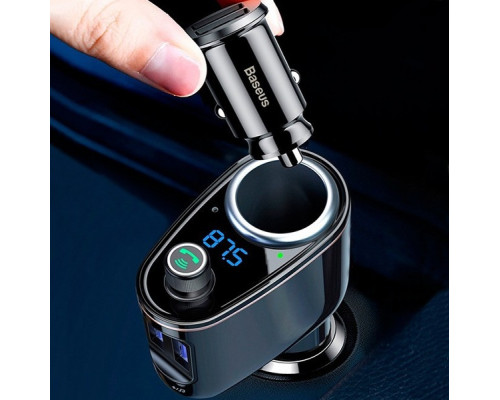 FM-трансмітер Baseus Lokomotive S-06 Black (CCALL-RH01)