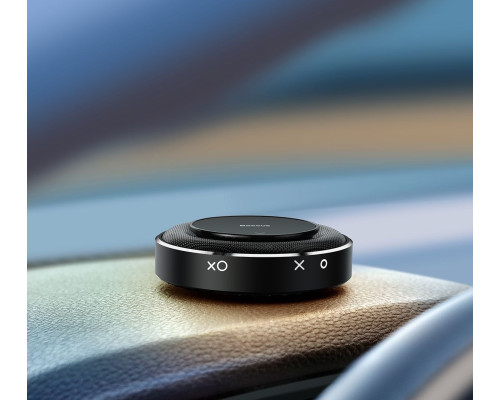 Освіжувач повітря для автомобіля Baseus Metal fabric aroma holder Black (SUXUN-JS01)