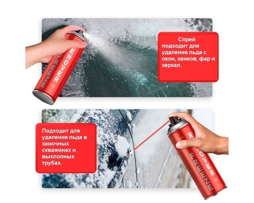 Автомобільний набір для розморожування скла та дверей Baseus Melting Point Deicer Red (ACCBJ-09)