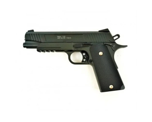 Страйкбольний пістолет G38 Galaxy Colt металевий пружинний чорний