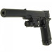 G6 Страйкбольний пістолет Galaxy Colt M1911 Hi-Capa метал, чорний