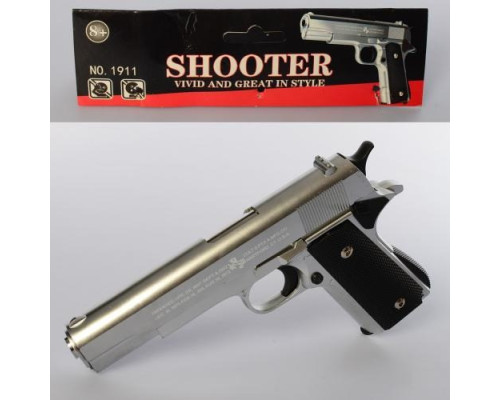 Пістолет 1911A метал, на пульках, 22 см