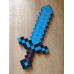 Дерев'яний ніж Майнкрафт. Дитячий Алмазний ніж з ігри Minecraft. арт. 8269