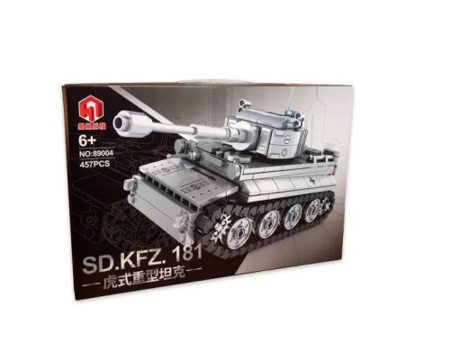 Конструктор на військову тематику Тяжкий танк Тигр Sd.Kfz.181 , 457 деталей (89004)