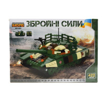 Конструктор Військовий Танк, 422 деталі (KB 001)