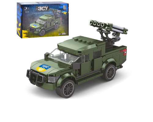 Військовий конструктор для хлопчиків, 250 деталей (KB 1101)