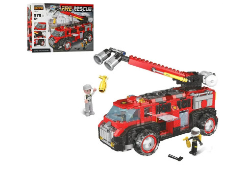 Конструктор Fire Rescue пожежна машина, 978 деталей (KB 146)