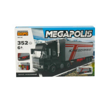 Конструктор Megapolis трейлер, 352 деталі (KB 186)