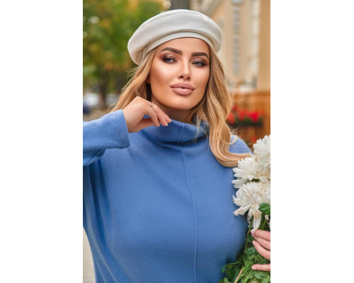Жіночий костюм ангора синій