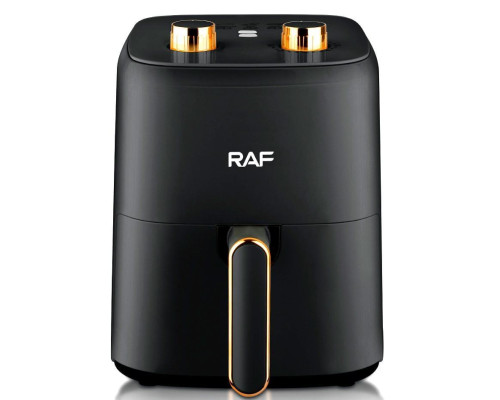 Аерогриль RAF SKY 1600w. Мультипічка для приготування без олії. Аерофритюрниця Air Fryer на 4.8 L Black