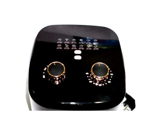 Аерогриль RAF SKY 1600w. Мультипічка для приготування без олії. Аерофритюрниця Air Fryer на 4.8 L Black