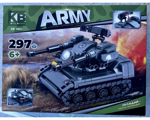 Військовий конструктор Танк, від 273 деталей (KB 185) 297