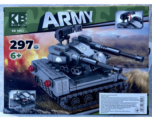 Військовий конструктор Танк, від 273 деталей (KB 185) 297