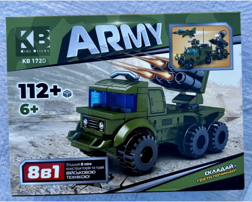 Конструктор Військовий Транспорт. 83 деталі (KB 172) 112