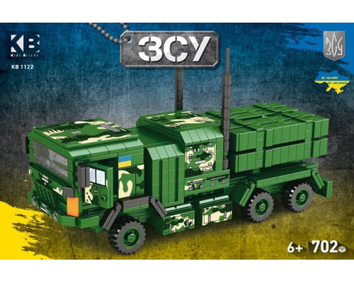 Конструктор ЗСУ Пускова установка, 702 деталі (KB 1122)