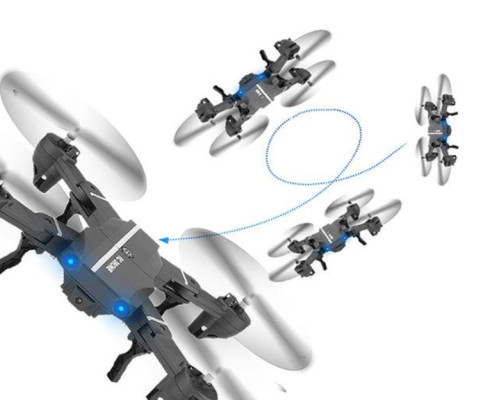 Квадрокоптер з корпусом, що складається RC DRONE 8807 HD WiFi камера