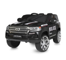 Дитячий електромобіль Джип Поліція Bambi Racer Toyota JJ2022EBLR-2, зі світлом. Чорний