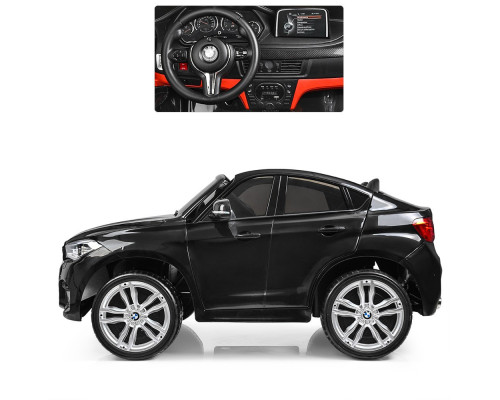 Електромобіль дитячий Джип Bambi Racer BMW JJ2168EBLR-2, зі світлом. Чорний