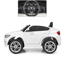 Електромобіль дитячий Джип Bambi Racer BMW JJ2199EBLR-1, зі світлом та пультом. Білий