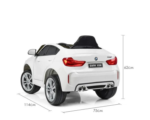 Електромобіль дитячий Джип Bambi Racer BMW JJ2199EBLR-1, зі світлом та пультом. Білий