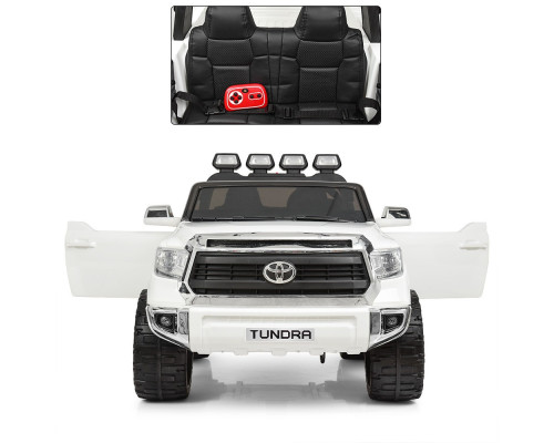 Електромобіль дитячий Джип Bambi Racer Toyota JJ2255EBLR-1 c музикою і катафотами. Білий