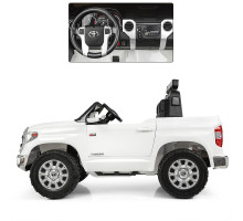 Електромобіль дитячий Джип Bambi Racer Toyota JJ2255EBLR-1 c музикою і катафотами. Білий