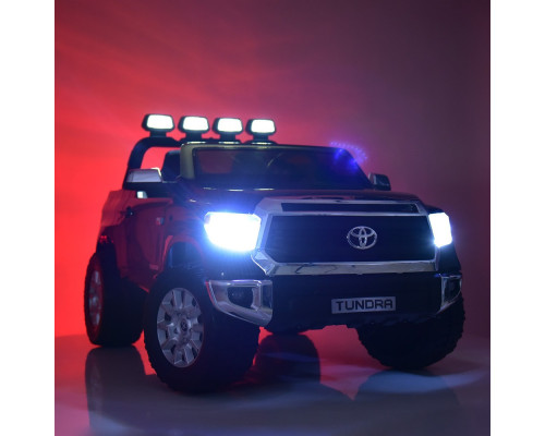 Електромобіль дитячий Джип Bambi Racer Toyota JJ2255EBLR-1 c музикою і катафотами. Білий