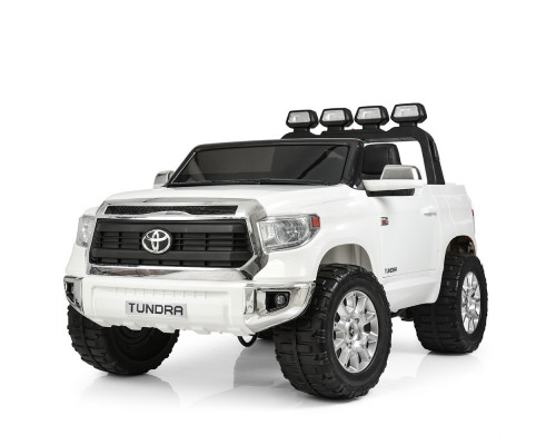 Електромобіль дитячий Джип Bambi Racer Toyota JJ2255EBLR-1 c музикою і катафотами. Білий