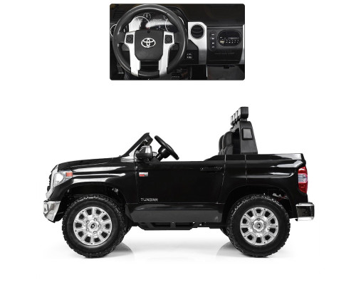 Електромобіль дитячий Джип Bambi Racer Toyota JJ2255EBLR-2 c музикою і катафотами. Чорний