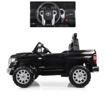 Дитячий електромобіль з багажником Джип Bambi Racer Toyota JJ2266AEBLR-2 з музикою і катафотами. Чорний