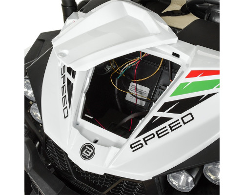 Електромобіль Джип Баггі Bambi Racer M 3454 (2) EBLR-1, мотор 1500W з ручкою газу. Білий
