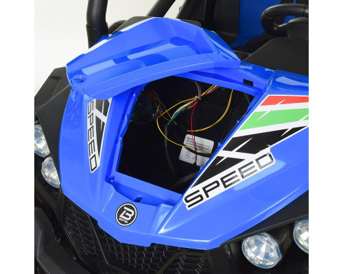 Електромобіль Джип Баггі Bambi Racer M 3454 (2) EBLR-4, мотор 1500W з ручкою газу. Синій