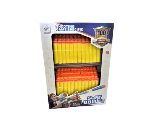 М'які кулі для дитячої зброї 100 штук в коробочці Huada Toys E101