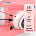 Бездротові Bluetooth навушники котячі вушка CAT STN-28. Навушники з мікрофоном та LED RGB підсвічуванням. Бірюзові