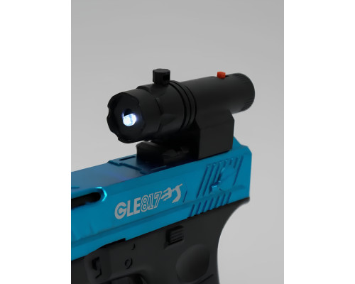 Пістолет дитячий на орбізах з додатковим магазином на акумуляторі. Синій