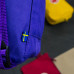 Рюкзак Fjallraven Kanken MINI з райдужними ручками Лазурно-сірий розмір 27*21*10 (7L)