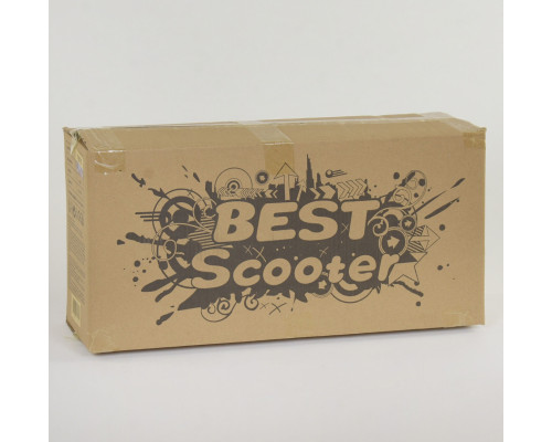 Дитячий самокат 5 в 1 Best Scooter 26901. Абстракція, PU колеса, підсвічування у колесах. Рожевий