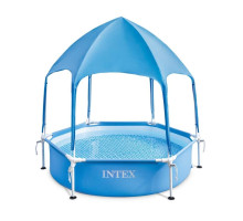 Шестикутний каркасний басейн Intex 28209 з навісом, 183x38см 700л