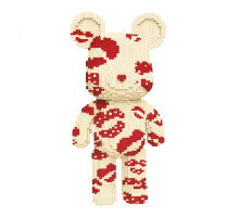 Конструктор Magic Blocks "Kisses" на 3031 деталь. Ведмедик Bearbrick 40,5 см