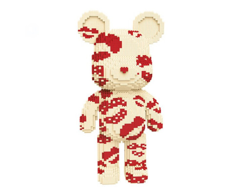 Конструктор Magic Blocks "Kisses" на 3031 деталь. Ведмедик Bearbrick 40,5 см